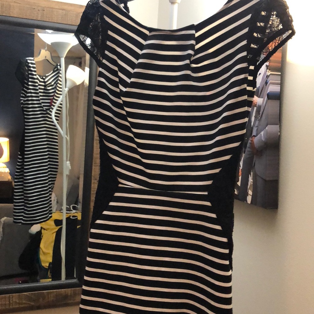 Akira striped dress